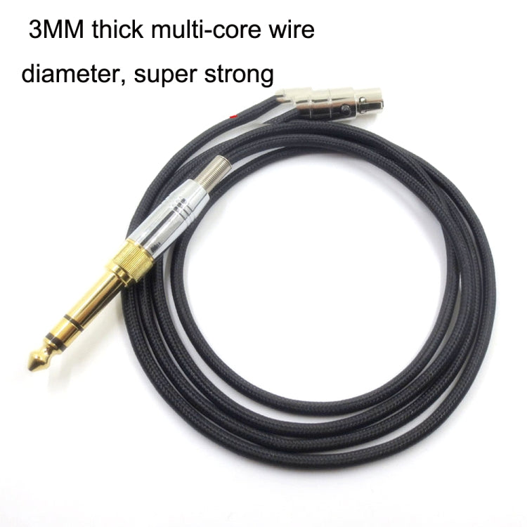 For K240 / K141 / K271 / K702 / Q701 / K712 Headphone Cable Mini Cartoon Head Upgrade Line, 1.2m, 2m