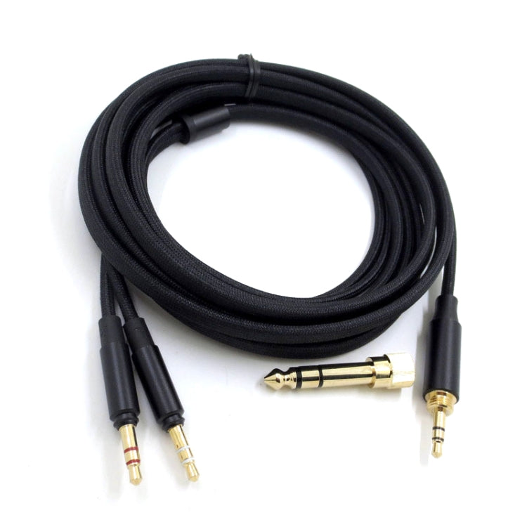 For Beyer T1(2nd/3rd Generation) T5 / Amiro Balanced Headphone Cable, 3.5mm+6.35mm Adapter, 4 Core XLR Head