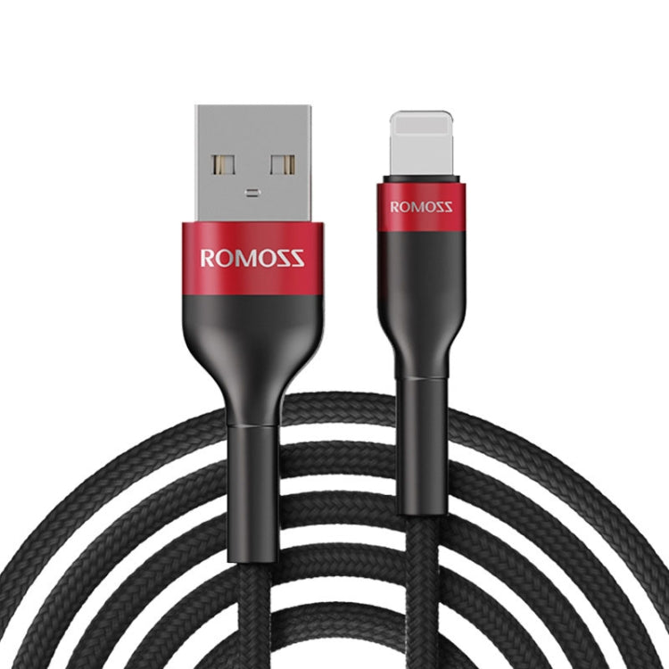 ROMOSS  CB12B 2.4A 8 Pin Fast Charging Cable For IPhone / IPad Data Cable 2m, 2m Red Black, 2m Gray Black, 2m Blue