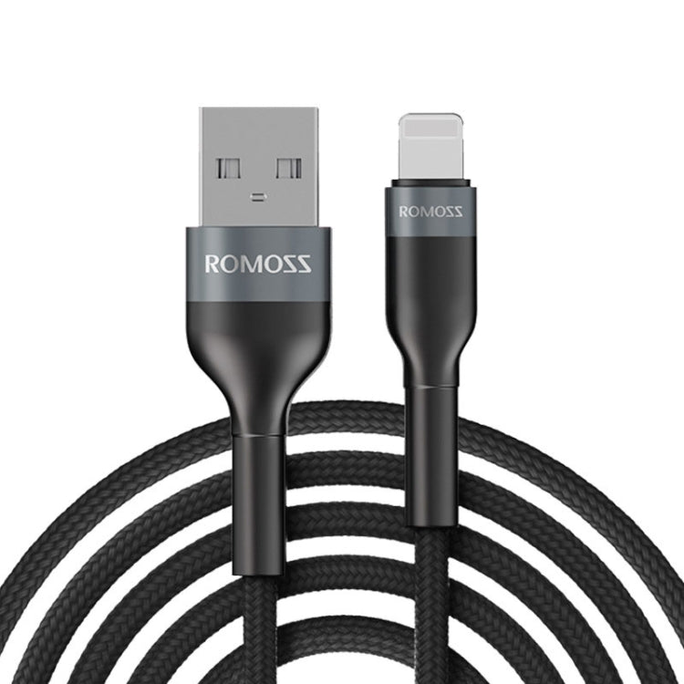 ROMOSS  CB12B 2.4A 8 Pin Fast Charging Cable For IPhone / IPad Data Cable 2m, 2m Red Black, 2m Gray Black, 2m Blue