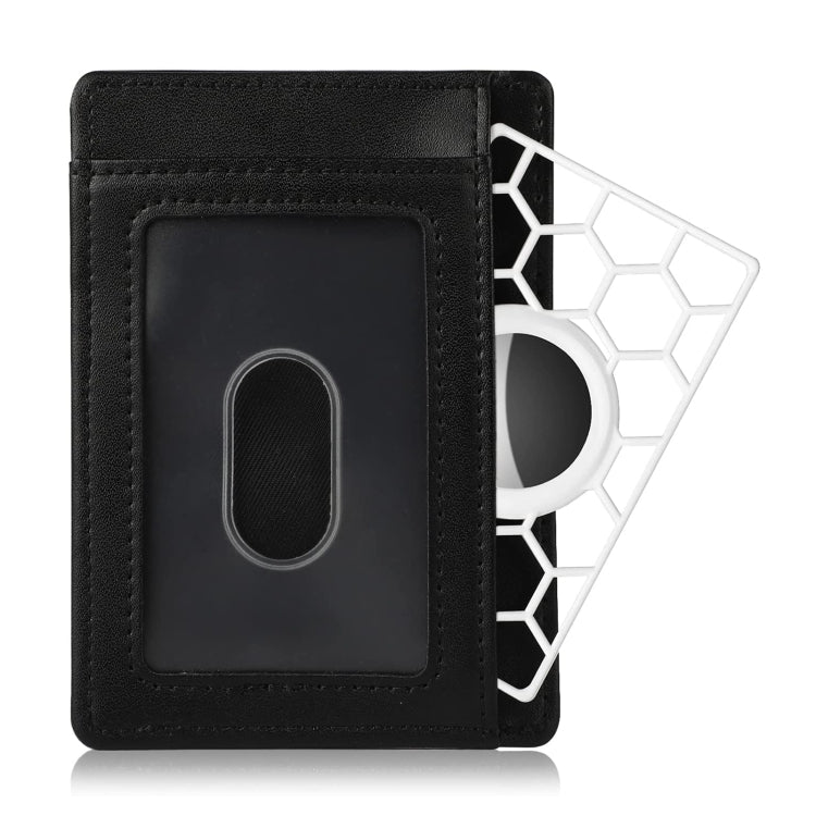 For Airtag Location Tracker Card Shape Honeycomb Protective Cover, Honeycomb White, Honeycomb Black