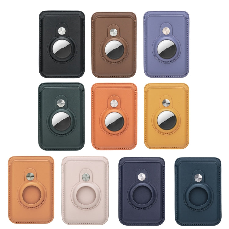 For Airtag Positioner Fiber Card Clip Anti-Theft Card Tracker Protection Cover, Magnetic
