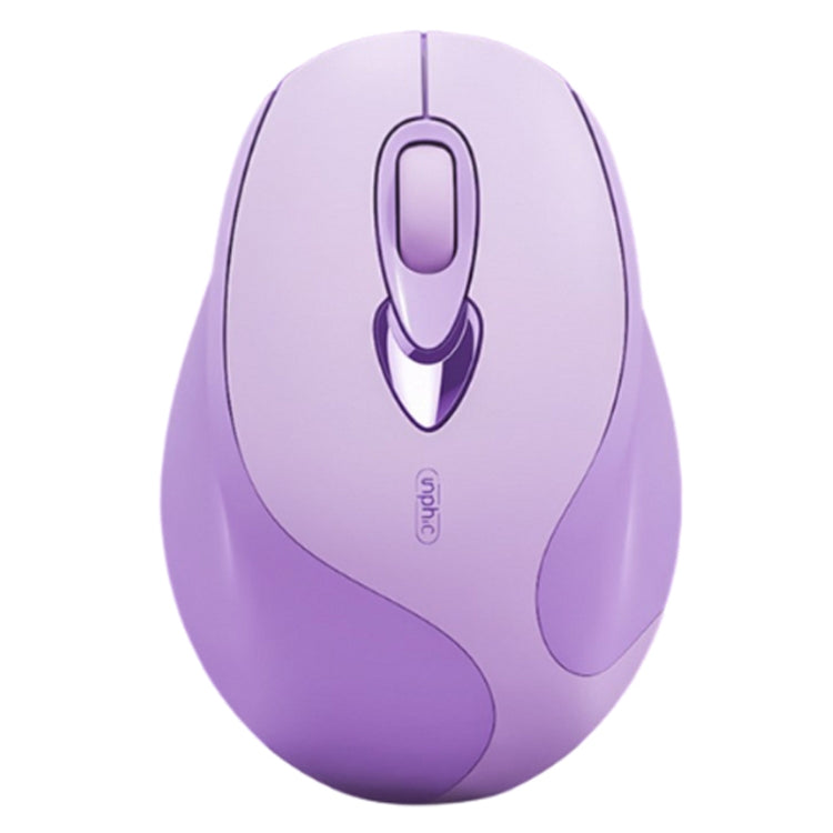 Inphic M8 Wireless Mouse Charging Quiet Office Home 2.4G USB Mouse, M8 (Milk Tea), M8 (Purple)