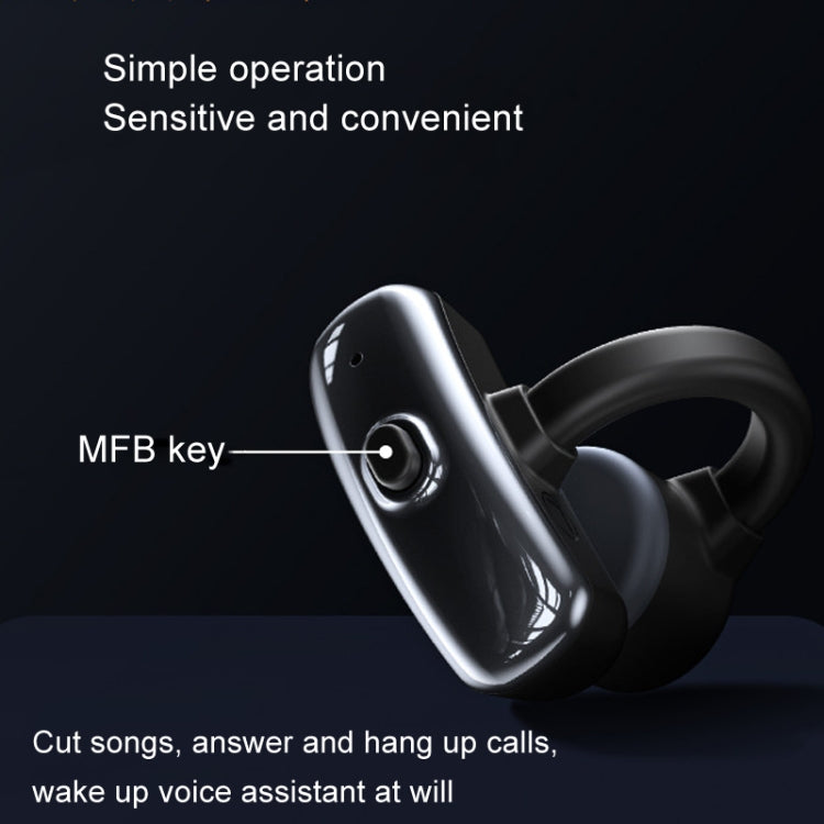 REMAX OpenBuds P2 Clip-On Bone Conduction Bluetooth Earphone Sports Music Wireless Earphone, P2