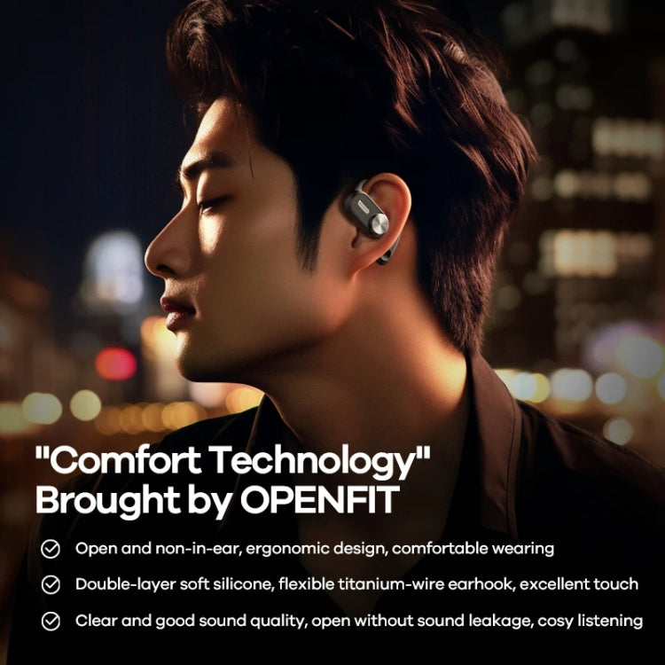 REMAX OpenBuds P3 Metal Open-Ear OWS Wireless Bluetooth Earphone, P3