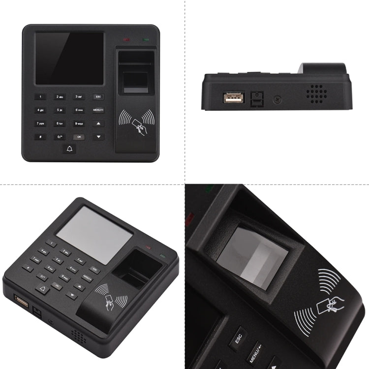 M10 Smart ID Card Recognition Fingerprint Access Control All-in-one Attendance Machine, English Version