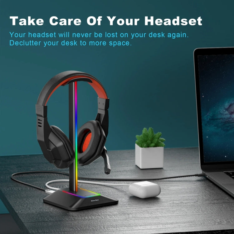 New Bee Dual Output Colorful Headset Display Rack HUB Expansion Headphone Holder, Z8 Black, Z8 Silver, Z9 Without Extended Interface Black, Z9 Without Extended Interface Silver