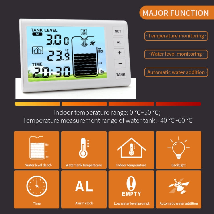 Underground Open Measurement Ultrasonic Liquid Level Meter, TS-FT001