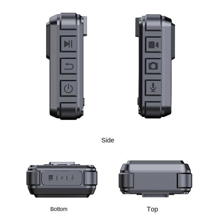 2.0 Inch IPS Screen Video Recorder With Back Clip IP65 Waterproof Mini Camcorders, L9 1080P, L9 2K WIFI Version