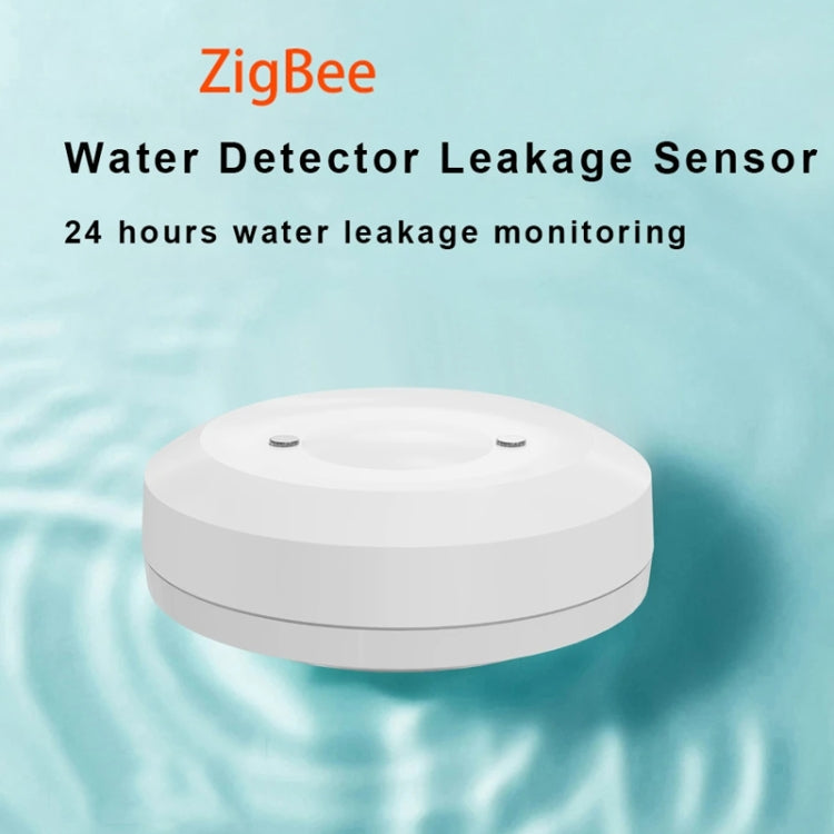 Zigbee Water Leak Detector Water Sensor Alarm Support Tuya APP / Google Assistant / Aleax / Yandex Alice, Zigbee WiFi