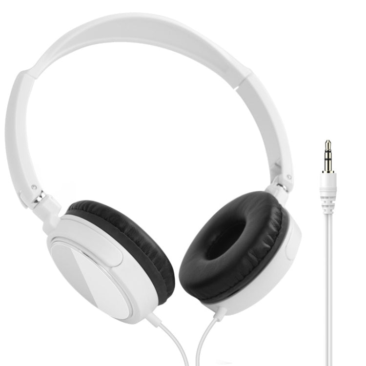 JTY-071 3.5mm Wired Headphones Foldable Music Piano Headsets, Without Mic White, Without Mic Black, With Mic Black, With Mic White