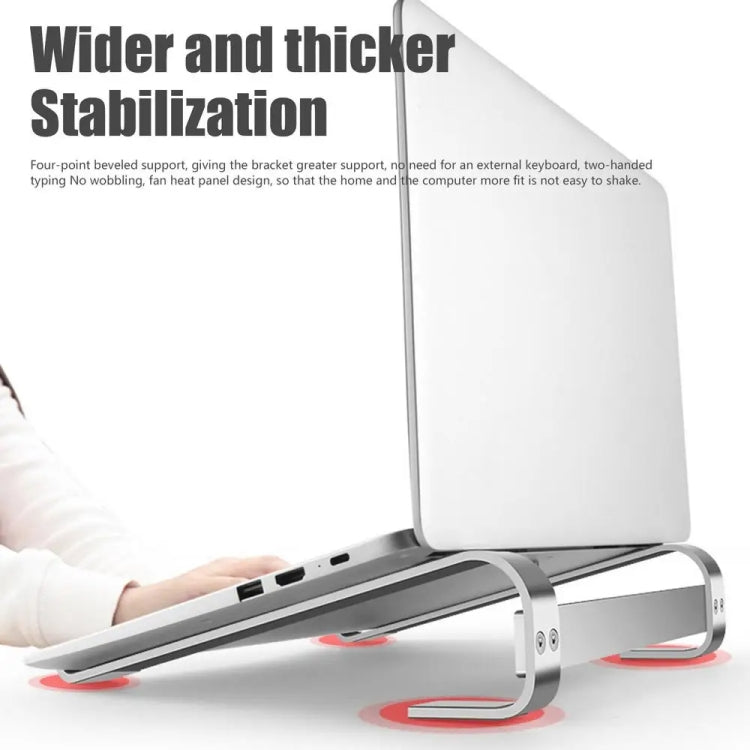 Aluminum Alloy Desktop Laptop Stand, for 10-18 inch