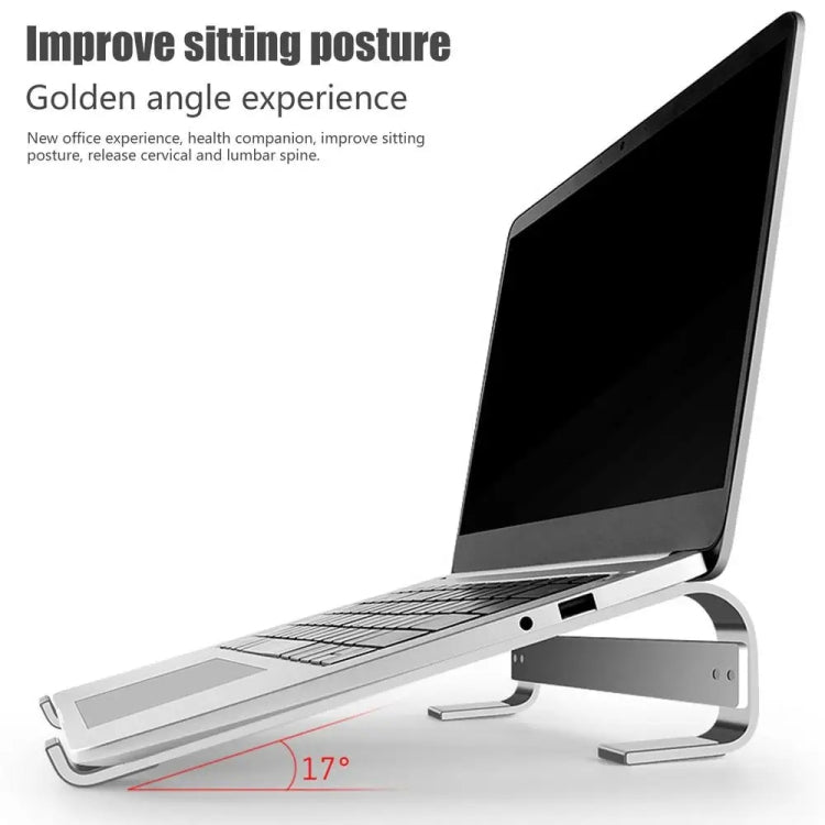 Aluminum Alloy Desktop Laptop Stand, for 10-18 inch