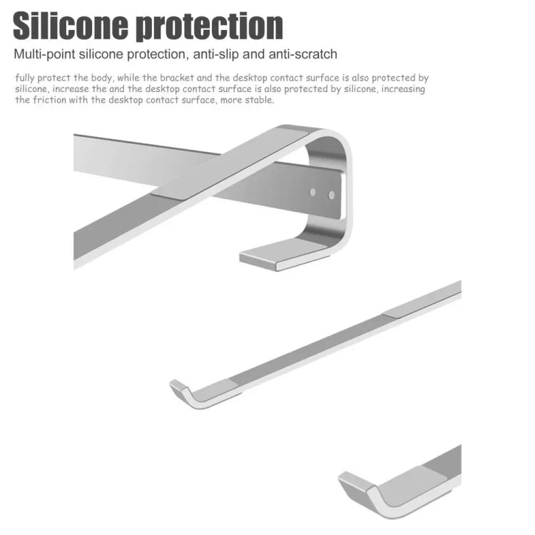 Aluminum Alloy Desktop Laptop Stand, for 10-18 inch