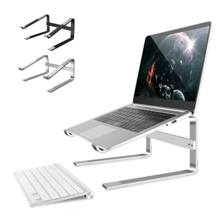 Desktop Aluminum Alloy Heightened Heat Dissipation Laptops Stand, for 13-17 inch