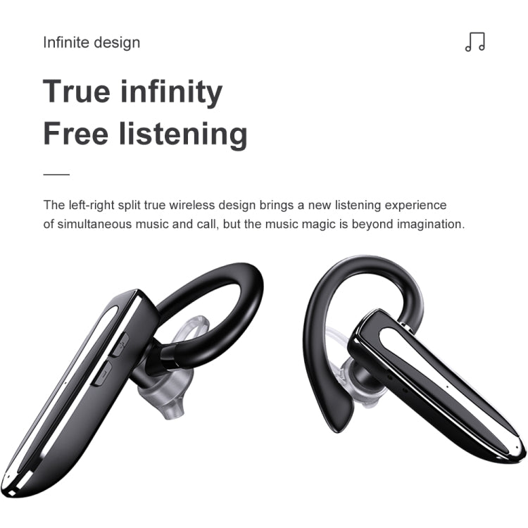 Bluetooth Earphone With Digital Display Charging Compartment Wireless Earphone For Car Talking Noise Reduction, 530-1 with Charging Box