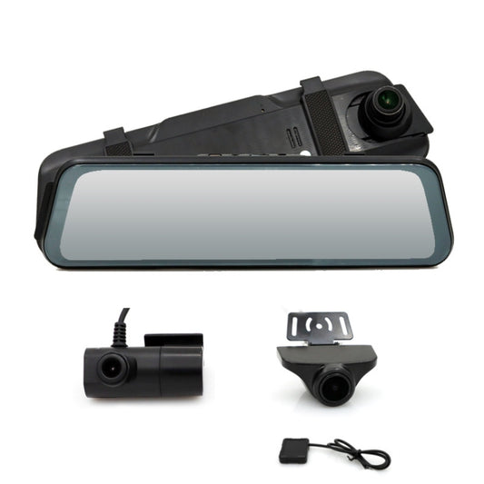 Car HD WIFI Interconnected Triple Camera Driving Recorder, With GPS, WIFI Interconnection, With Right Blind Spot System