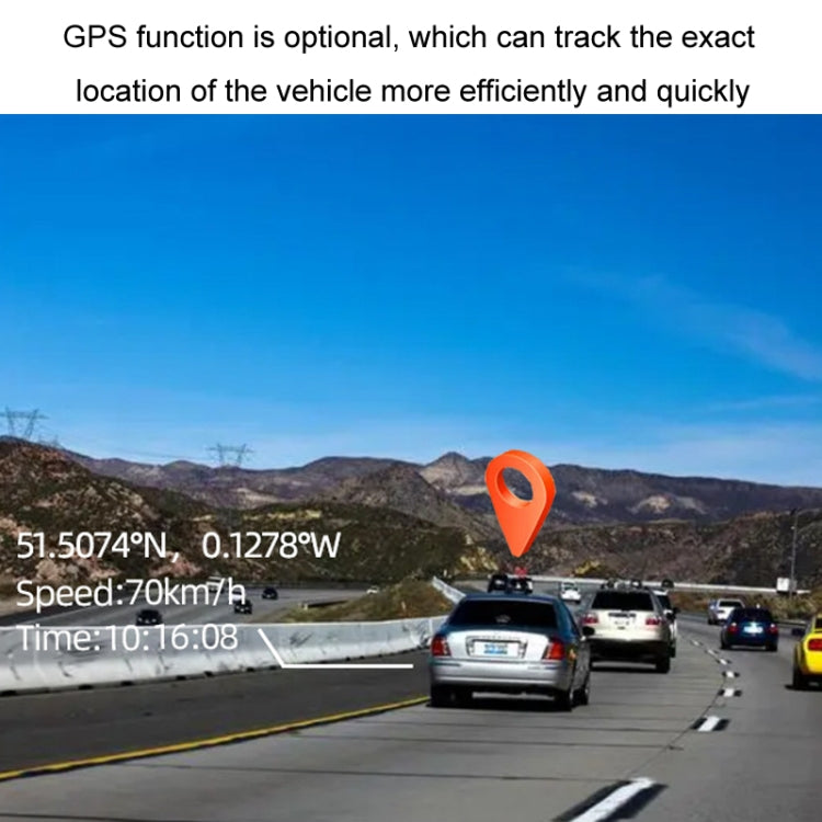 Car HD WIFI Interconnected Triple Camera Driving Recorder, With GPS, WIFI Interconnection, With Right Blind Spot System