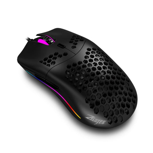 ZELOTES C7 7-buttons RGB Lighting Hollow Computer Office Wired Mouse, C7