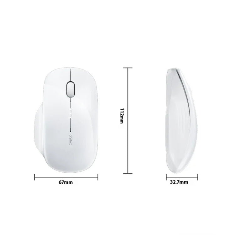 Inphic M1 2nd Generation Wireless Mice Rechargeable Mute Business Office Home Laptop Mouse, 2.4G Black, 2.4G White, 2.4G Silver, Tri-mode Black, Tri-mode White