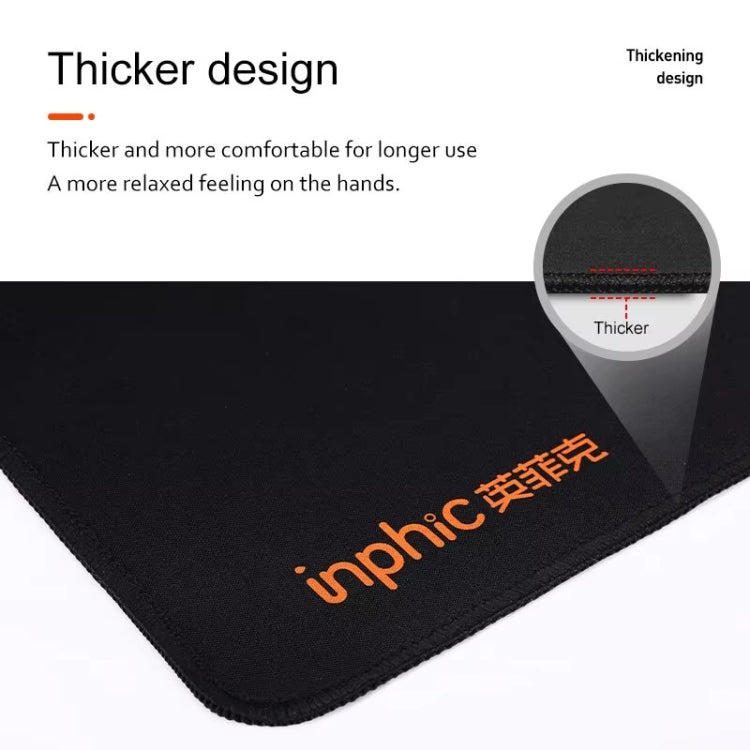 Inphic PD100 Anti-slip Washable Mouse Pad Computer Desk Pad, 25x30cm, 30x70cm