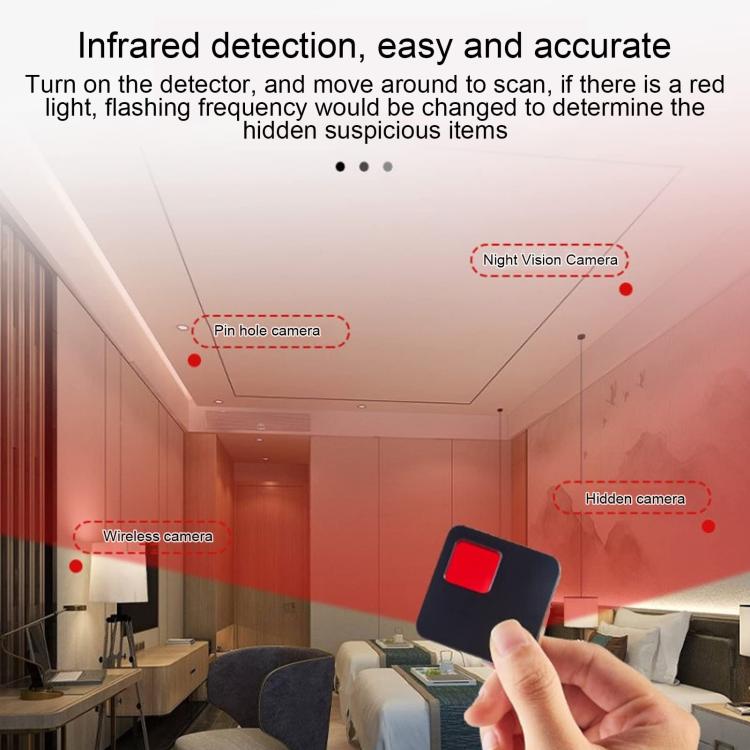 Q88 Mini Infrared Camera Detector Hotel Anti-Peeping Scanner, Q88