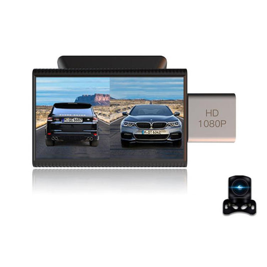 International Version AI Operation 4G Night Vision Remote Monitoring Driving Recorder, Front + Rear, Front + Inside