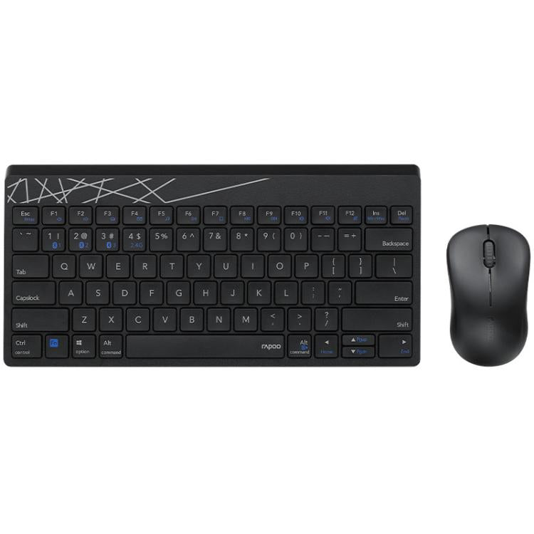 Rapoo 8000GT Bluetooth / 2.4G Wireless Keyboard Mice Set Laptop Tablet Cell Phone Keyboard And Mouse