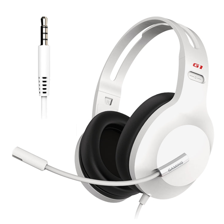 Edifier HECATE G1 Standard Edition Wired Gaming Headset with Anti-noise Microphone, Cable Length: 1.3m, G1 Gray, G1 White, G1 Black, G1 Red