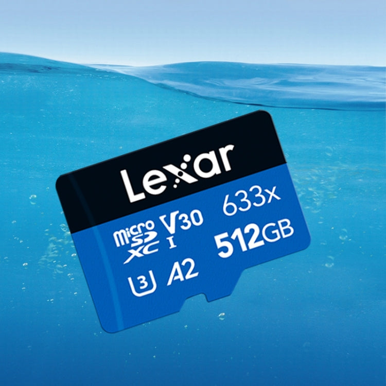 Lexar 633x 512GB High-speed Flash Memory Card Sports Camera Mobile Phone TF Car Driving Recorder Memory Card, 512GB