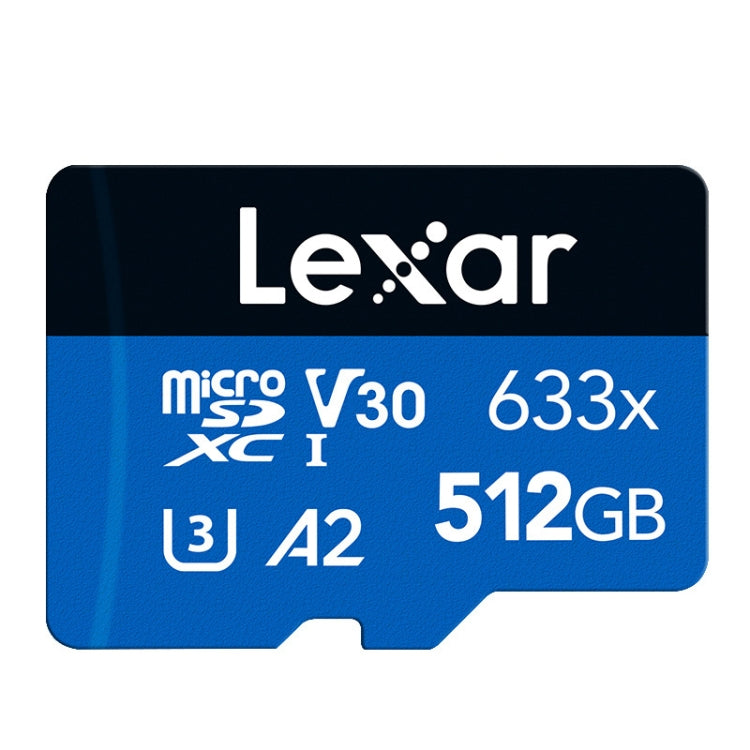 Lexar 633x 512GB High-speed Flash Memory Card Sports Camera Mobile Phone TF Car Driving Recorder Memory Card, 512GB