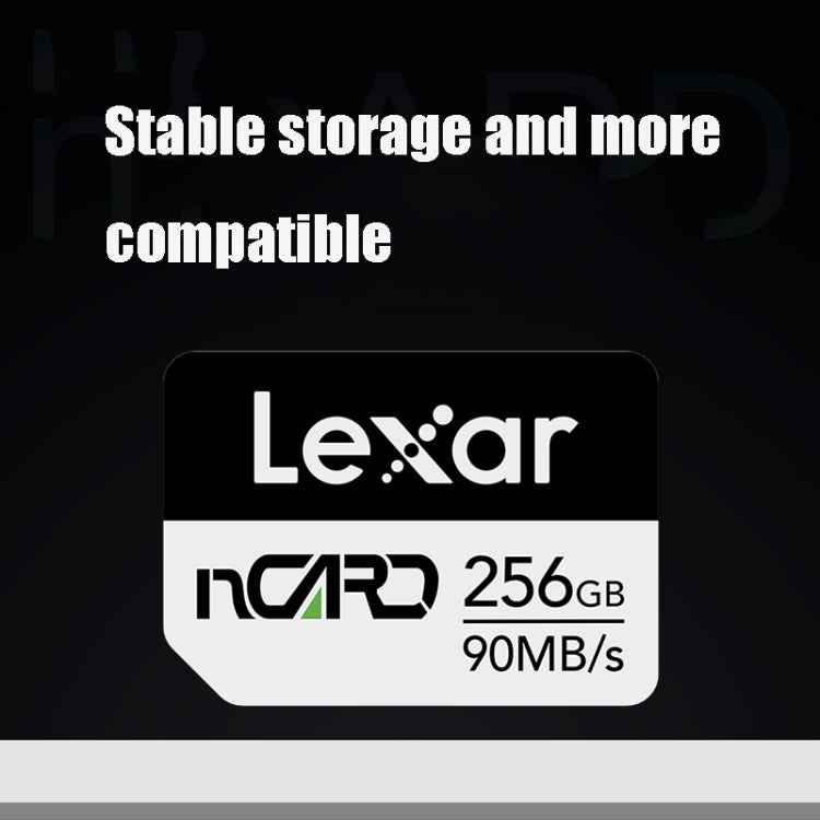 Lexar nCARD 256GB Memory Card Mobile Phone Expansion NM Card, 256GB