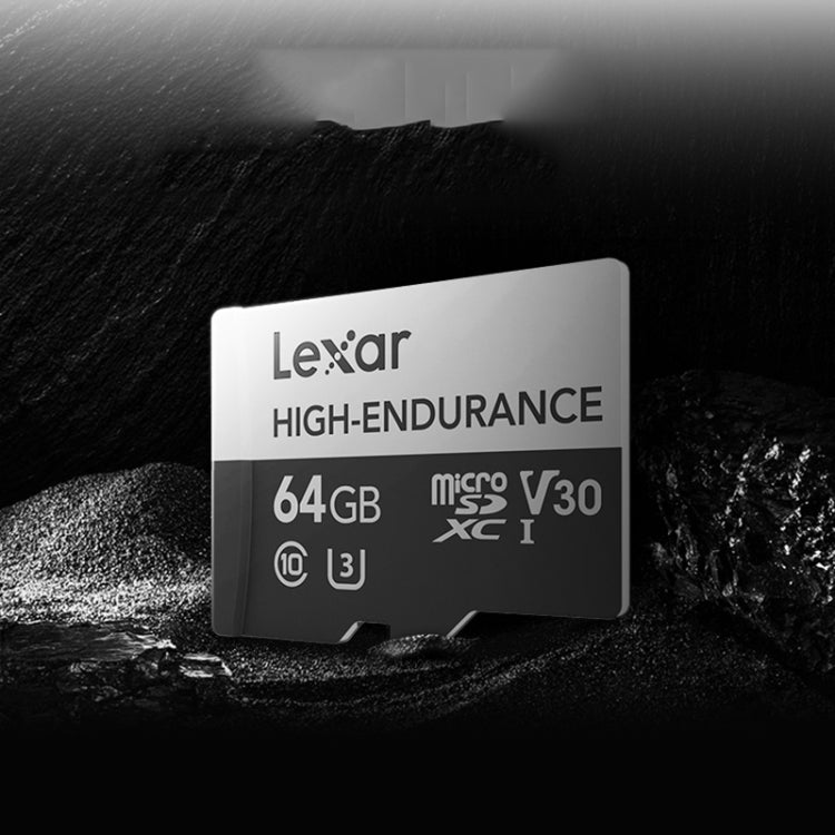 Lexar MicroSDHC 64GB High-endurance Memory Card Driving Recorder Security Monitoring TF Card Video Card, 64GB