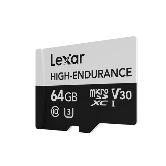 Lexar MicroSDHC 64GB High-endurance Memory Card Driving Recorder Security Monitoring TF Card Video Card, 64GB