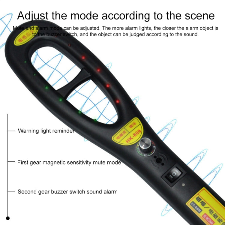 HK-809 High Sensitivity GPS Magnetic Field Electromagnetic Wave Wireless Signal Detector