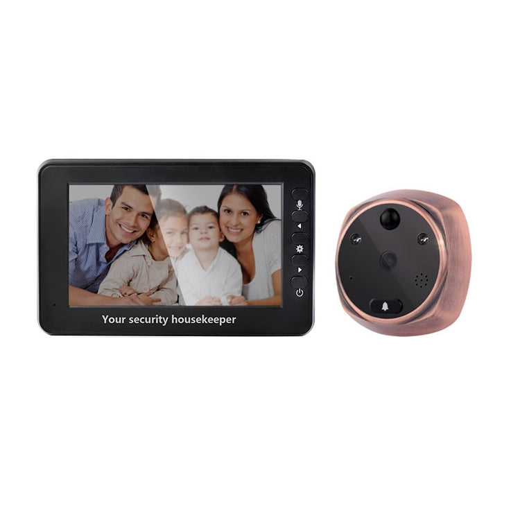 M4300A 4.3 inch Display Screen 3.0MP Camera Video Smart Doorbell, Support TF Card (32GB Max) & Motion Detection & Infrared Night Vision, M4300A