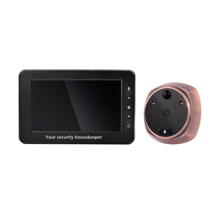 M4300A 4.3 inch Display Screen 3.0MP Camera Video Smart Doorbell, Support TF Card (32GB Max) & Motion Detection & Infrared Night Vision, M4300A