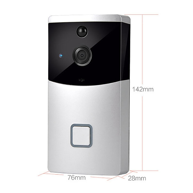 VESAFE Home VS-M2 HD 720P Security Camera Smart WiFi Video Doorbell Intercom, Support TF Card & Night Vision & PIR Detection APP for IOS and Android, VS-M2