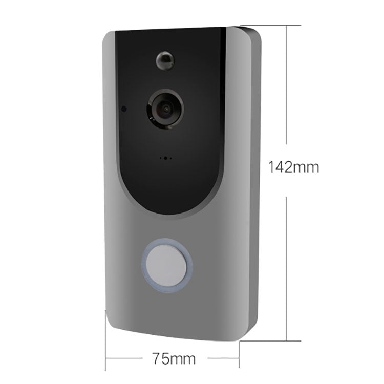 VESAFE Home VS-M3 HD 720P Security Camera Smart WiFi Video Doorbell Intercom, Support TF Card & Night Vision & PIR Detection APP for IOS and Android(with Ding Dong/Chime) , VS-M3