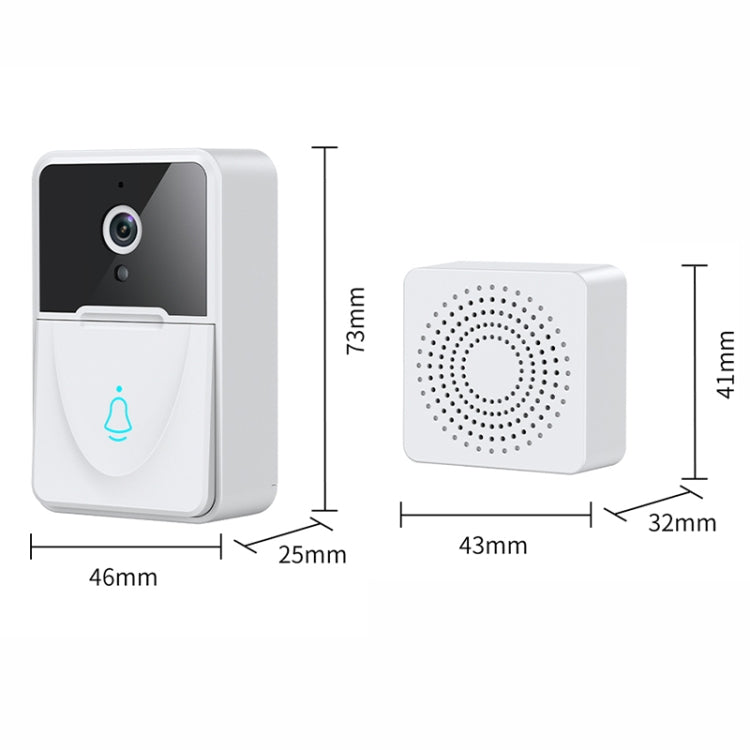 DoorBell X3 VGA WiFi Smart Video Doorbell with Chime, Support Night Vision, DoorBell X3