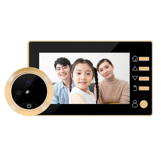 Danmini Q10 4.3 Inch Screen Motion Detection Camera Video Alarm Smart Digital Door Viewer, Support TF Card