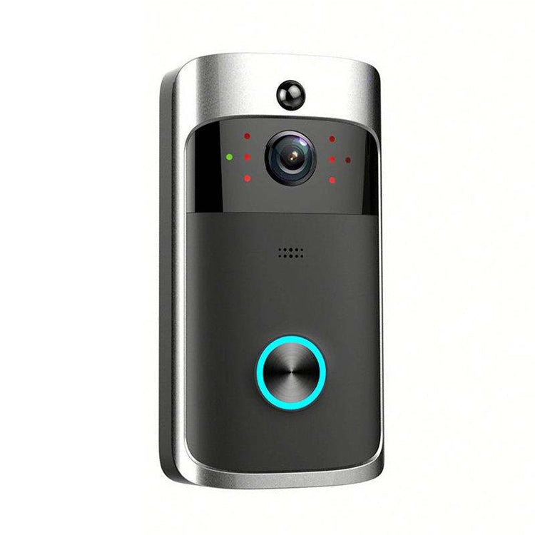 M4 720P Smart WIFI Ultra Low Power Video PIR Visual Doorbell with 3 Battery Slots,Support Mobile Phone Remote Monitoring & Night Vision & 166 Degree Wide-angle Camera Lens