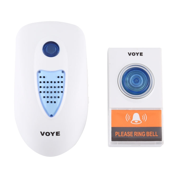 VOYE V003A Home Music Remote Control Wireless Doorbell with 38 Polyphony Sounds, US Plug, V003A