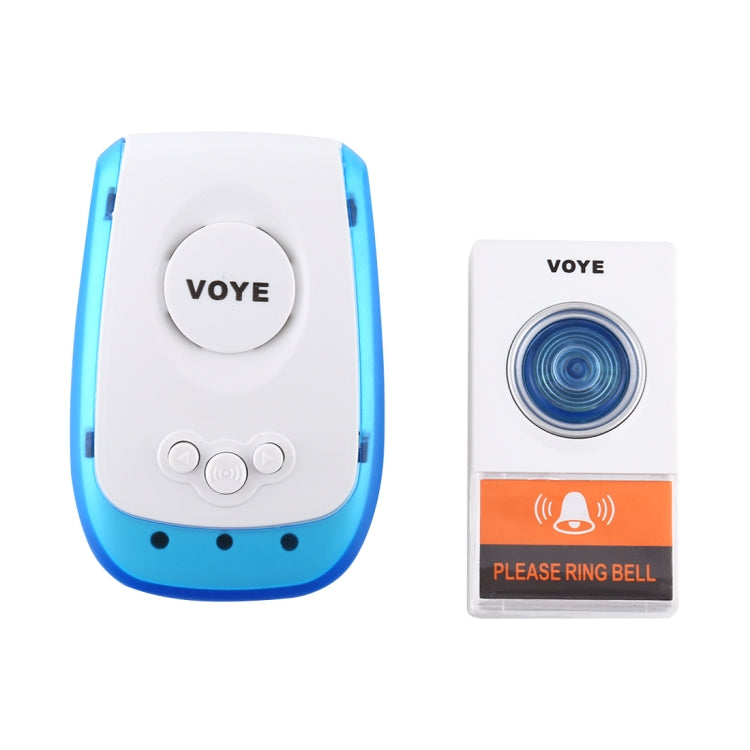 VOYE V009A Home Music Remote Control Wireless Doorbell with 38 Polyphony Sounds, US Plug, V009A