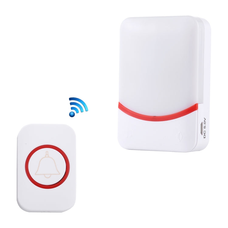 CMF1188 Home Music Remote Control Wireless Doorbell with 38 Ringtones & Colorful Flashing Lights + Ringtones / Ringtones / Colorful Flashing Lights 3-Modes