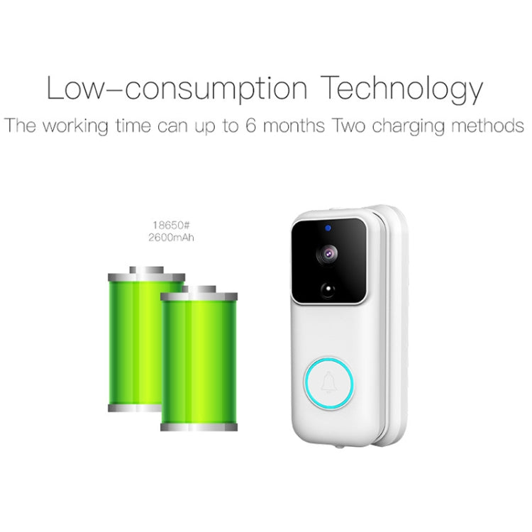 Anytek B60 720P Smart WiFi Video Visual Doorbell, Support APP Remote & PIR Detection & TF Card