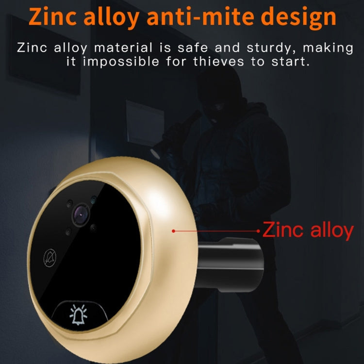 Smart WiFi Video Visual Doorbell, Support Night Vision & Video Message Leaving & Motion Detection & Multi-languages & 32GB TF Card