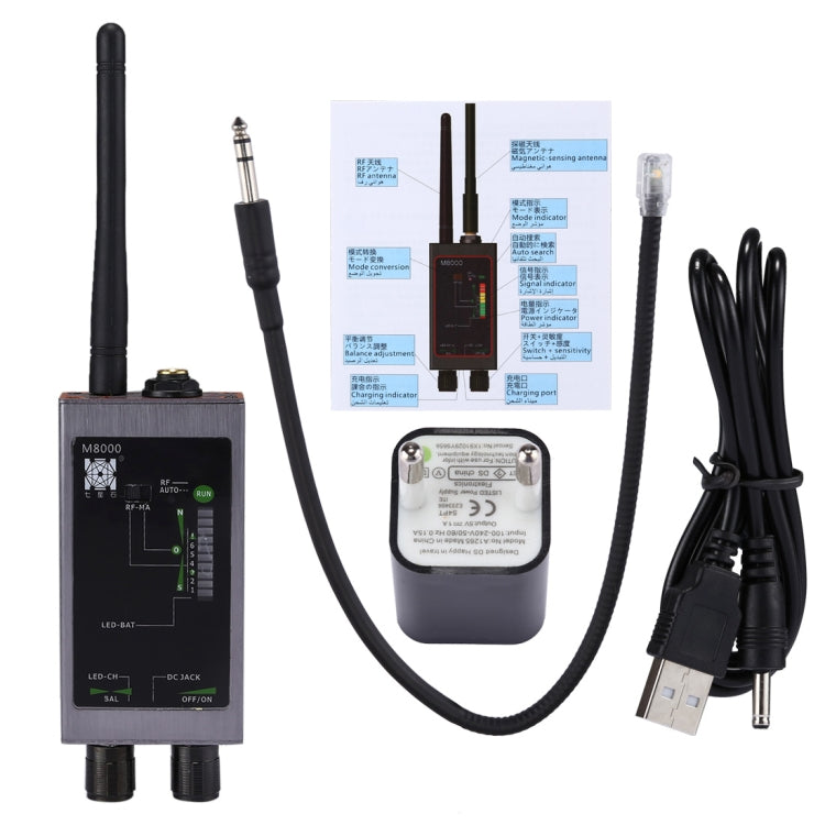 M8000 Multi-functional Detector Anti-Spy Anti-Monitor, Anti-Tracker, M8000