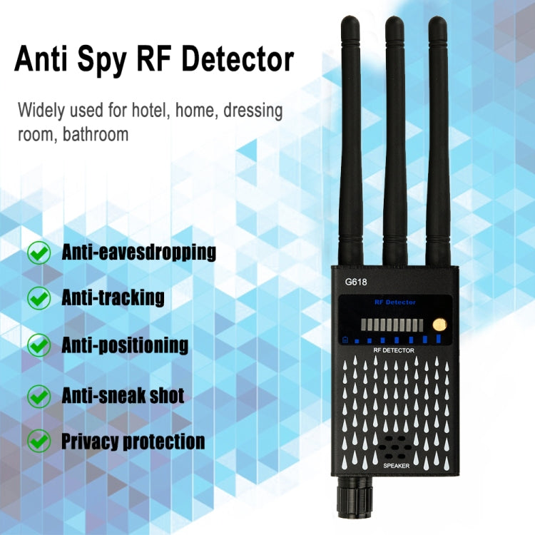 G618 GPS Wireless Signal Detector WiFi Camera Detector