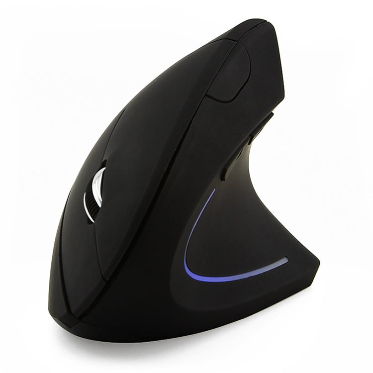 Battery Version Wireless Mouse Vertical 2.4GHz Optical Mouse, Battery Version (Black), Battery Version (White)